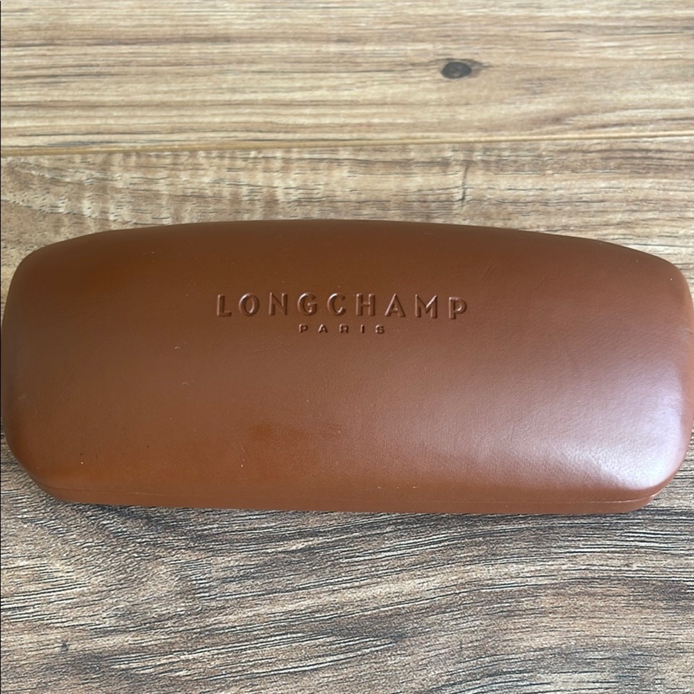 Pre-owned Longchamp Brown Leather Eyewear Case
